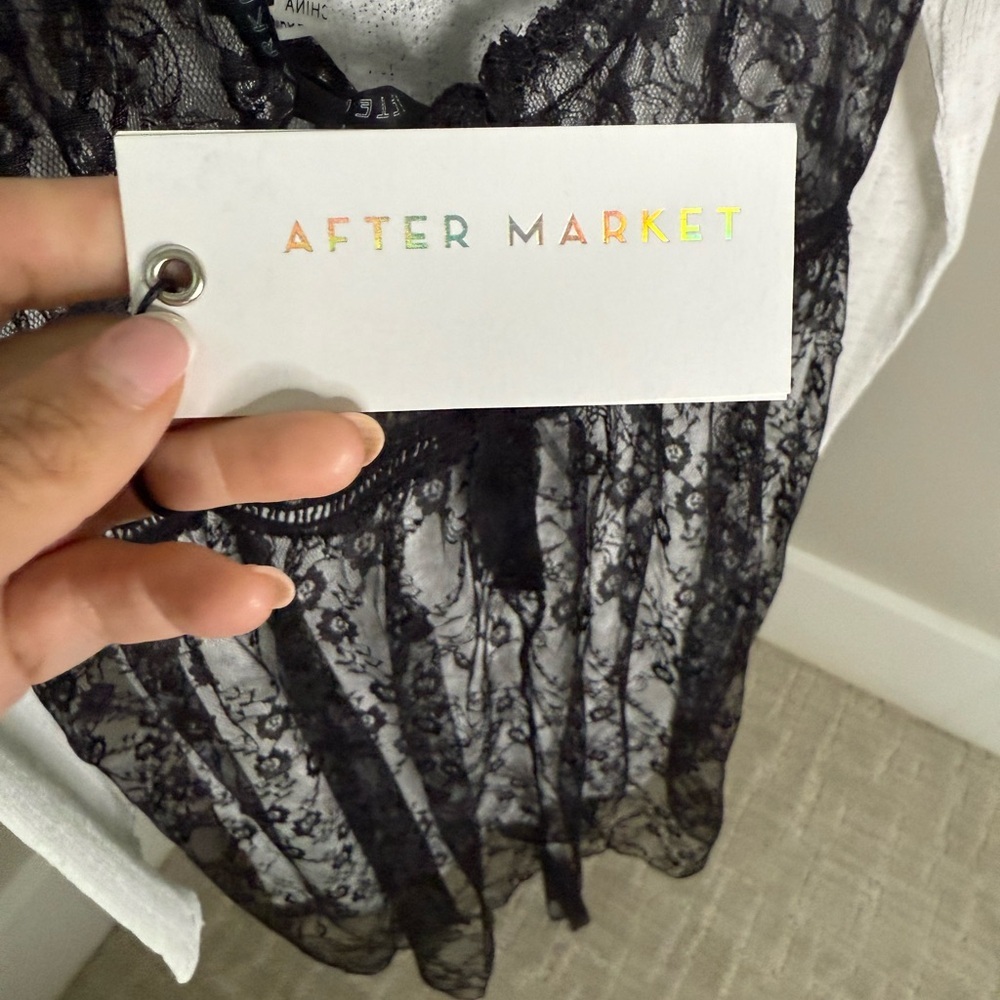 Black Lace Midi Dress - Picture 9 of 12
